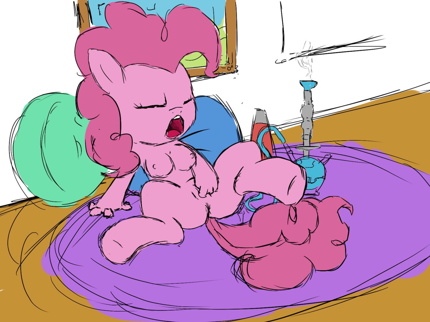 4:3 anthro anthrofied anus biped breasts e621 earth_pony equid equine eyes_closed female friendship_is_magic genitals hair hasbro hi_res horse inside mammal masturbation my_little_pony natmaxex open_mouth pink_hair pinkie_pie_(mlp) pony sitting sketch solo spread_legs spreading tail vaginal vaginal_masturbation vulva