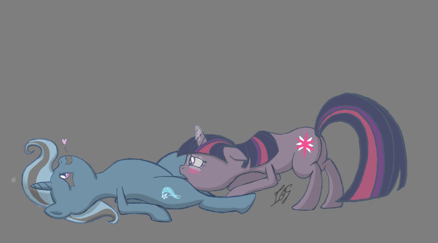color equid equine female feral friendship_is_magic horse mammal my_little_pony pony rule34 simple_background straight_hair tagme trixie_(mlp) trixie_lulamoon twilight_sparkle_(mlp) unicorn white_background
