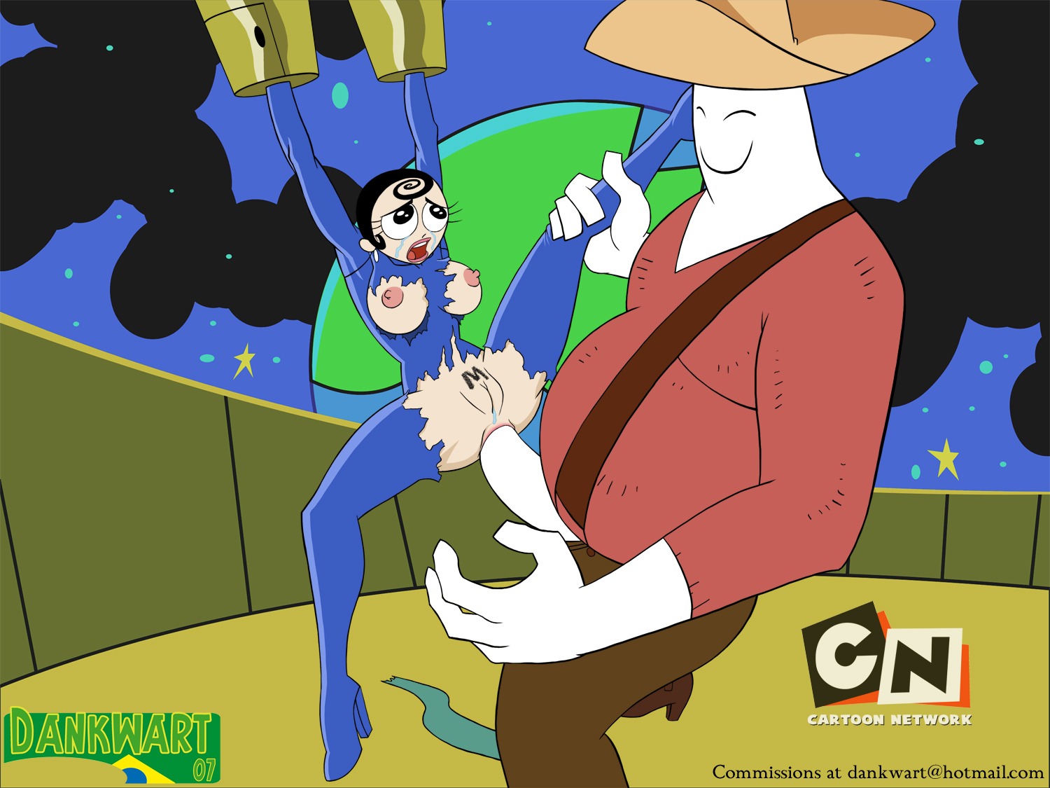 2007 agent_honeydew cartoon_network dankwart dexter's_laboratory dial_m_for_monkey female rule34 straight_hair tagme