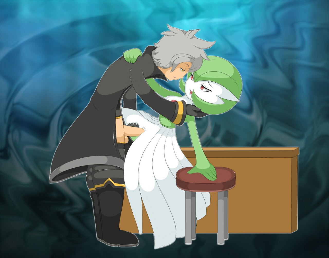 arm_support duo e621 erection female female_penetrated gardevoir generation_3_pokemon genitals human human_on_humanoid humanoid interspecies male male/female male_penetrating male_penetrating_female mammal nintendo nirriti penetration penile penile_penetration penis penis_in_vagina pokemon pokemon_(species) pokephilia sex vaginal vaginal_penetration vulva