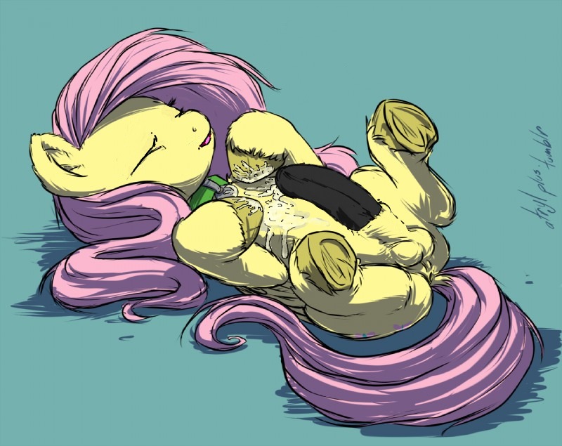 1futa animal_genitalia balls cum cutie_mark edit equine feral fluttershy_(mlp) friendship_is_magic furry futa_only futanari horse intersex my_little_pony pegasus penis plain_background pony rule34 sheath smooth_skin solo wings
