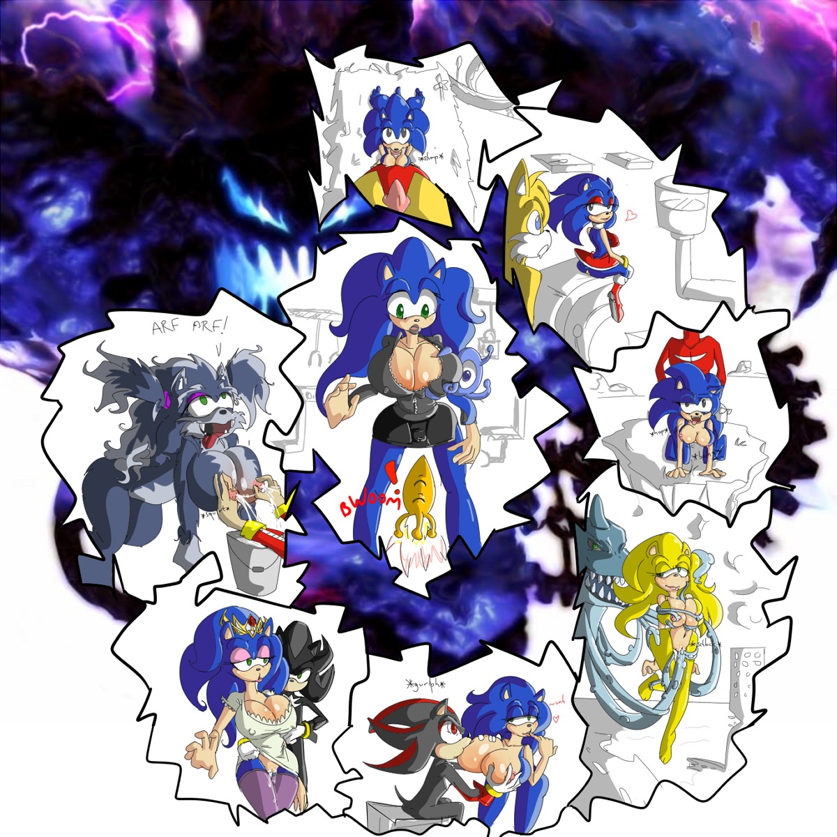 1:1 all_fours anthro anthrofied big_breasts black_body black_fur blonde_hair blue_body blue_fur blue_hair bodily_fluids breast_fondling breast_grab breast_play breast_suck breastfeeding breasts canid canine chaos_(sonic) crossgender crown doggystyle dr._eggman duo_focus e621 erection eulipotyphlan fellatio female fondling fox from_behind_position fucked_silly fur genitals green_eyes group hair hand_on_breast headgear heart_symbol hedgehog hi_res knuckles_the_echidna lactating male male/female mammal mephiles_the_dark miles_prower milk missphase mtf_crossgender multicolored_hair nipples nude oral penetration penile penis red_eyes sega sex shadow_the_hedgehog sketch_page sonic_adventure sonic_the_hedgehog sonic_the_hedgehog_(series) sonic_the_werehog sonic_unleashed sucking tentacles two_tone_hair vaginal vaginal_penetration vulva werecreature wereeulipotyphlan werehog