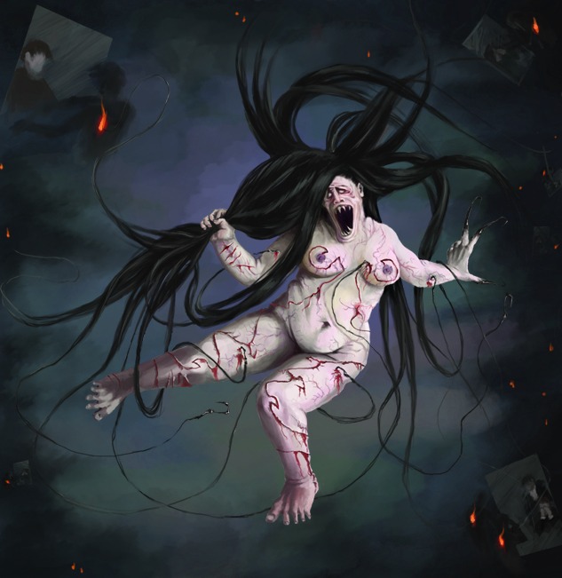 bleeding blood cuts dc dc_comics despair female female_focus nightmare_waifu nipples rule34 tagme the_sandman vertigo_comics