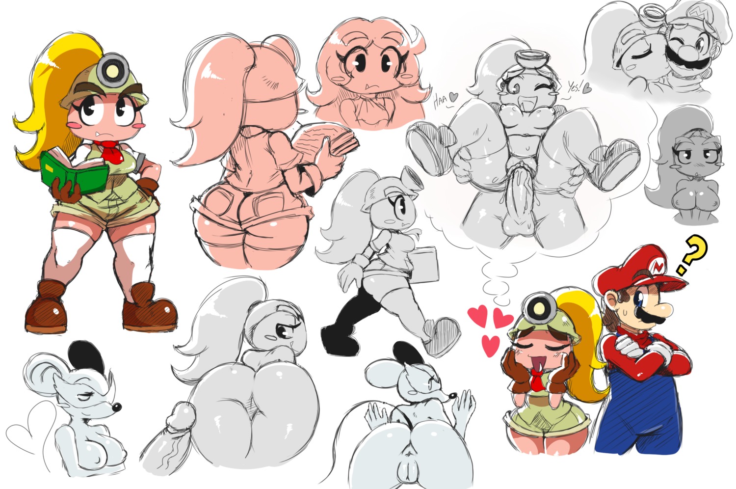 2013 anthro anthro_penetrated anus areola balls bent_over big_breasts big_butt biped blush blush_stickers book breasts butt clothing curvy_figure digital_media_(artwork) duo e621 erect_nipples erection fantasizing female female_on_human female_penetrated genitals gesture goomba goombella happy hi_res human human_on_anthro human_penetrating human_penetrating_anthro interspecies kiss_on_cheek kissing legwear little_mouser male male/female male_on_anthro male_penetrating male_penetrating_female mammal mario mario_bros mouse ms._mowz multiple_poses murid murine nintendo nipples nude paper_mario penetration penile penile_penetration penis penis_in_vagina pose presenting presenting_hindquarters question_mark rodent sex shortstack shortstack_female smile sssonic2 stockings tail tail_gesture tail_heart thick_thighs vaginal vaginal_penetration voluptuous voluptuous_anthro voluptuous_female vulva wide_hips