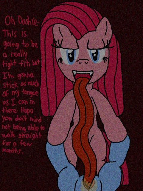 earth_pony equine female friendship_is_magic horse my_little_pony pinkie_pie_(mlp) pony rainbow_dash_(mlp) rule34 smooth_skin tagme what
