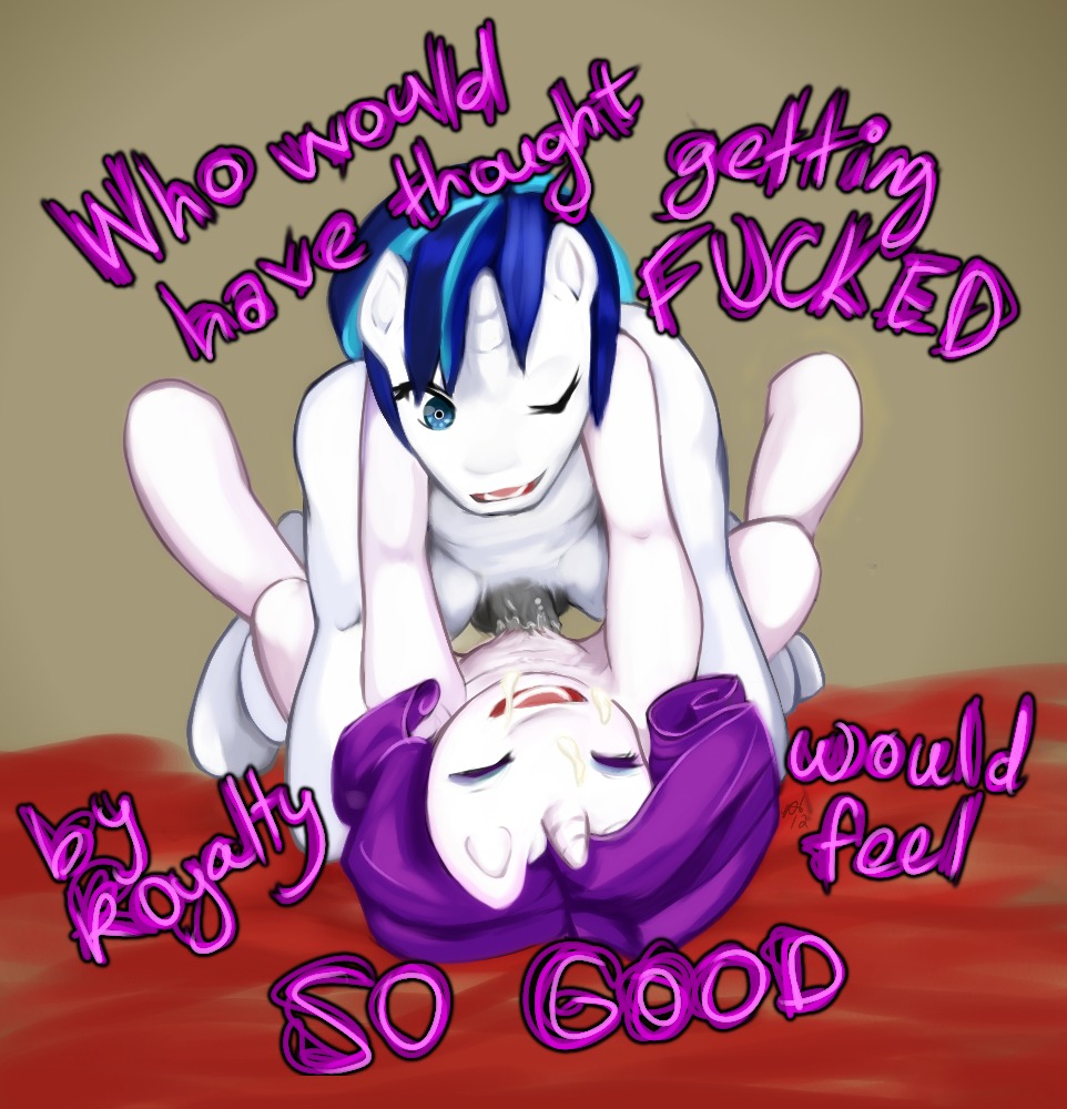 2012 balls blue_hair bodily_fluids drooling duo e621 english_text equid equine erection eyes_closed female female_penetrated feral feral_on_feral feral_penetrated feral_penetrating feral_penetrating_feral friendship_is_magic from_front_position fur genitals hair hasbro horn lying male male/female male_penetrating male_penetrating_female mammal missionary_position multicolored_hair my_little_pony mythological_creature mythological_equine mythology nsfwdozer on_back one_eye_closed open_mouth penetration penile penile_penetration penis penis_in_vagina purple_hair rarity_(mlp) saliva sex shining_armor_(mlp) text two_tone_hair unicorn vaginal vaginal_penetration vulva white_body white_fur