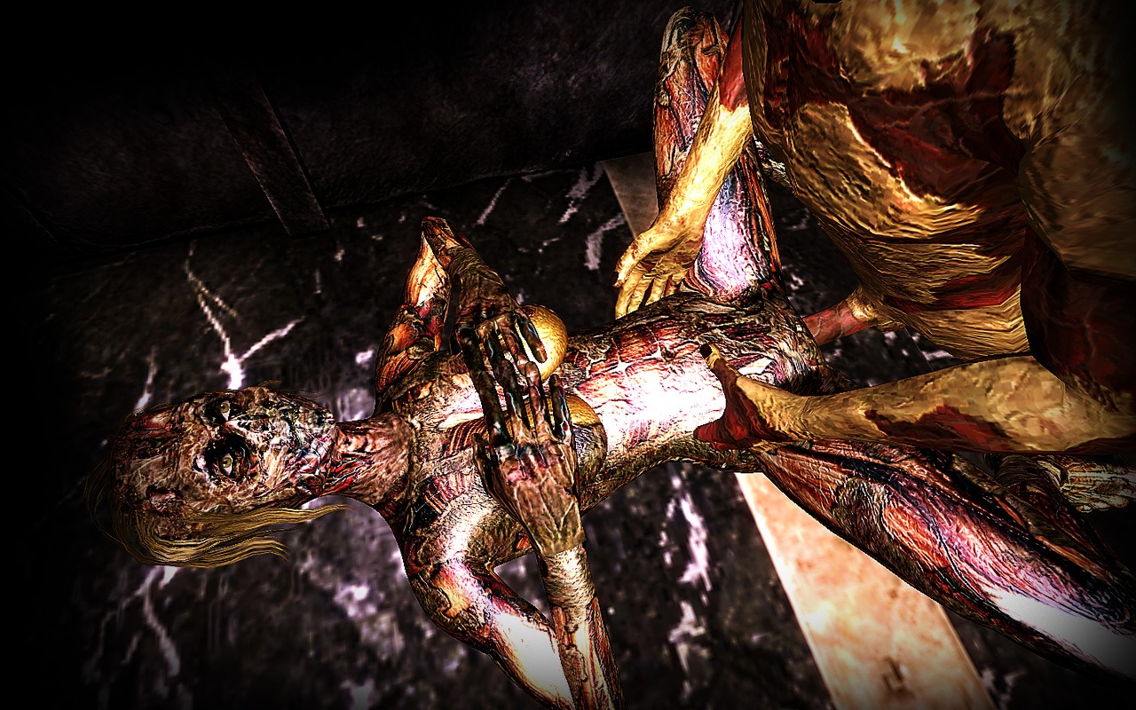 1boy 1girls 3d fallout fallout_3 female ghoul_(fallout) male monster rule34 sex straight uncanny_valley unsettling
