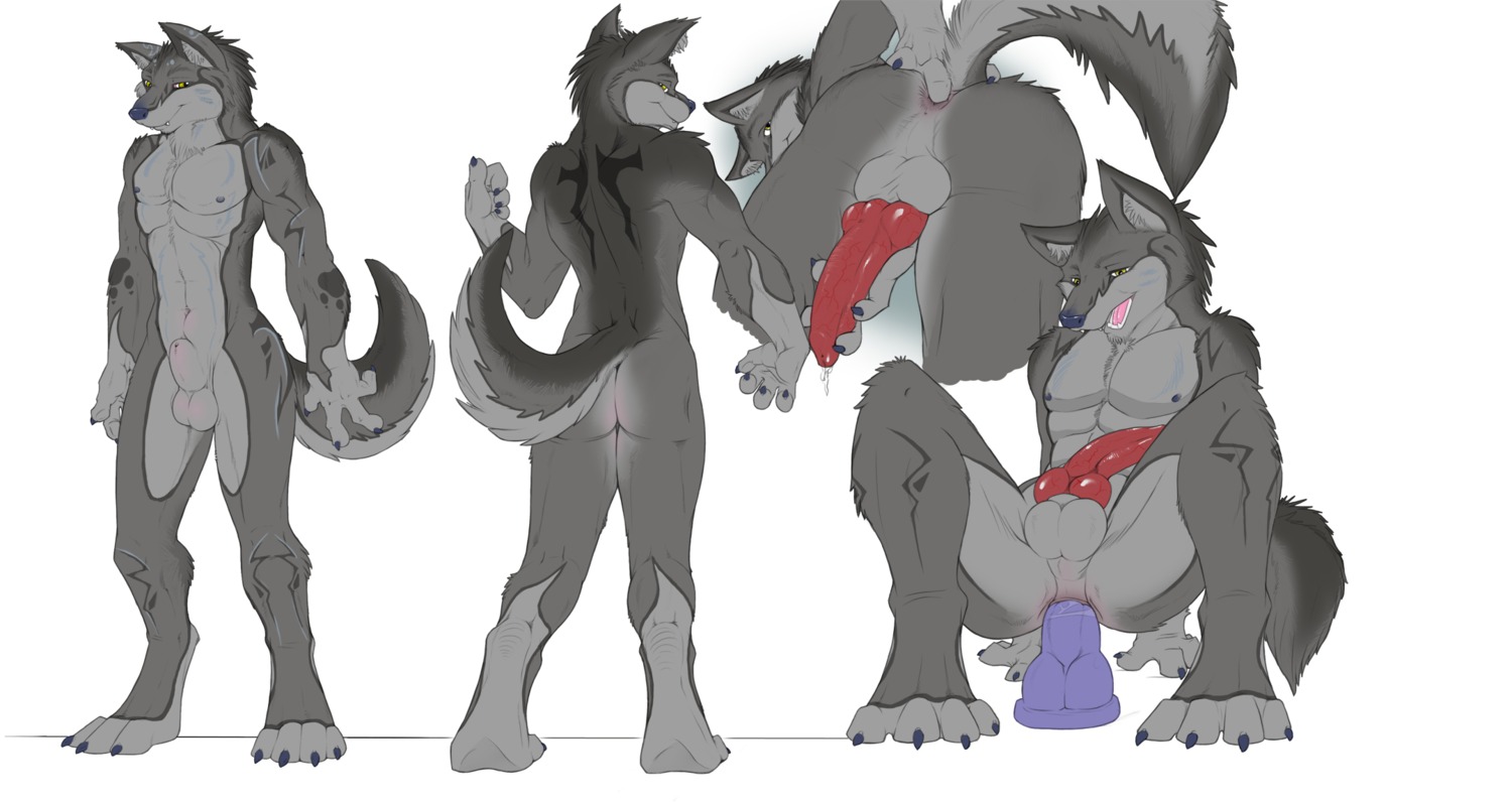 anal anal_masturbation anal_penetration animal_genitalia animal_penis anthro anus backsack balls biped bodily_fluids butt canid canine canine_genitalia canine_penis canis cum dildo dildo_in_ass dildo_insertion dildo_sitting e621 erection fingering fingering_self genital_fluids genitals grin hi_res kamo knot looking_at_viewer male mammal masturbation multiple_poses narse object_in_ass penetration penile penile_masturbation penis pose presenting presenting_penis raised_tail sex_toy sex_toy_in_ass sex_toy_insertion sheath smile solo standing tail toying_self wolf