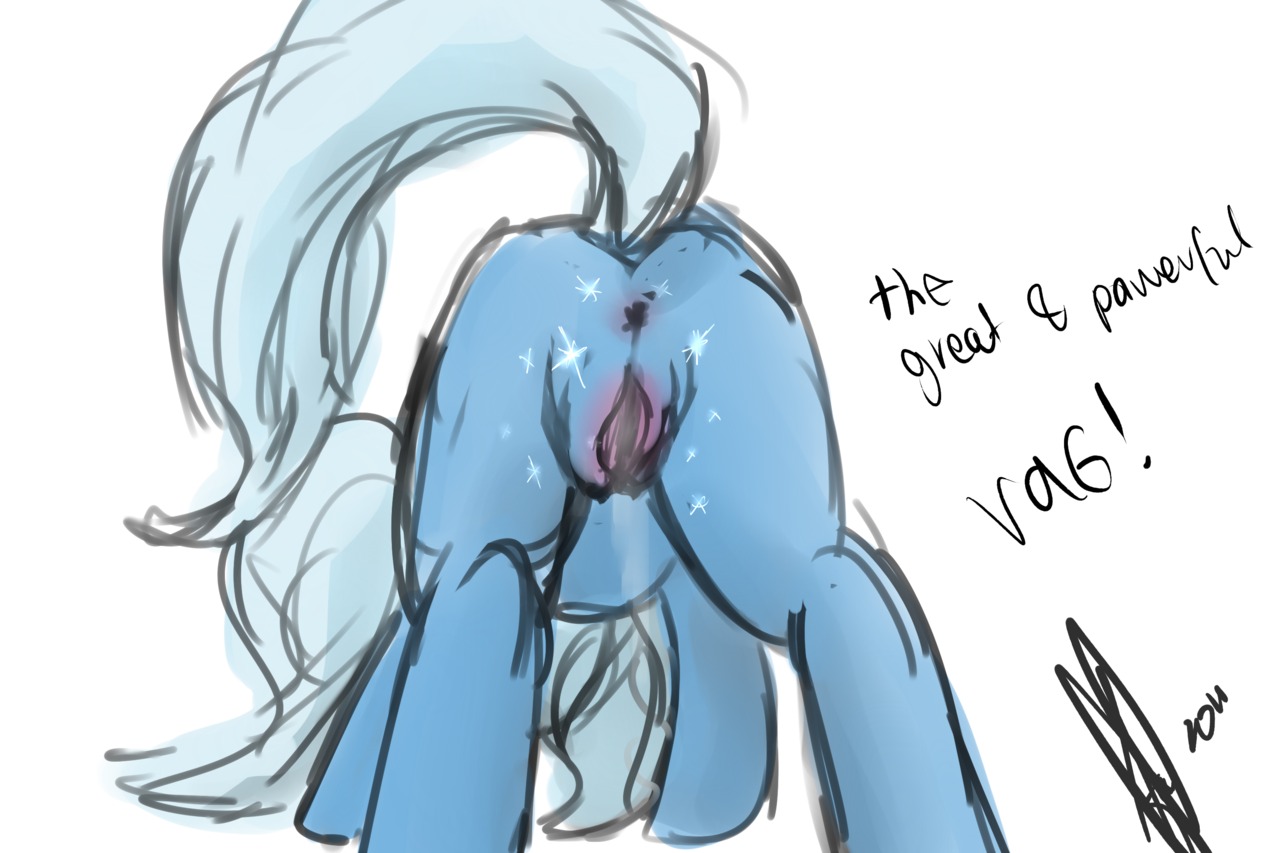 2011 color equid equine female feral feral_only fluttermod friendship_is_magic horse mammal my_little_pony pony presenting rule34 smooth_skin tagme trixie_(mlp) trixie_lulamoon unicorn