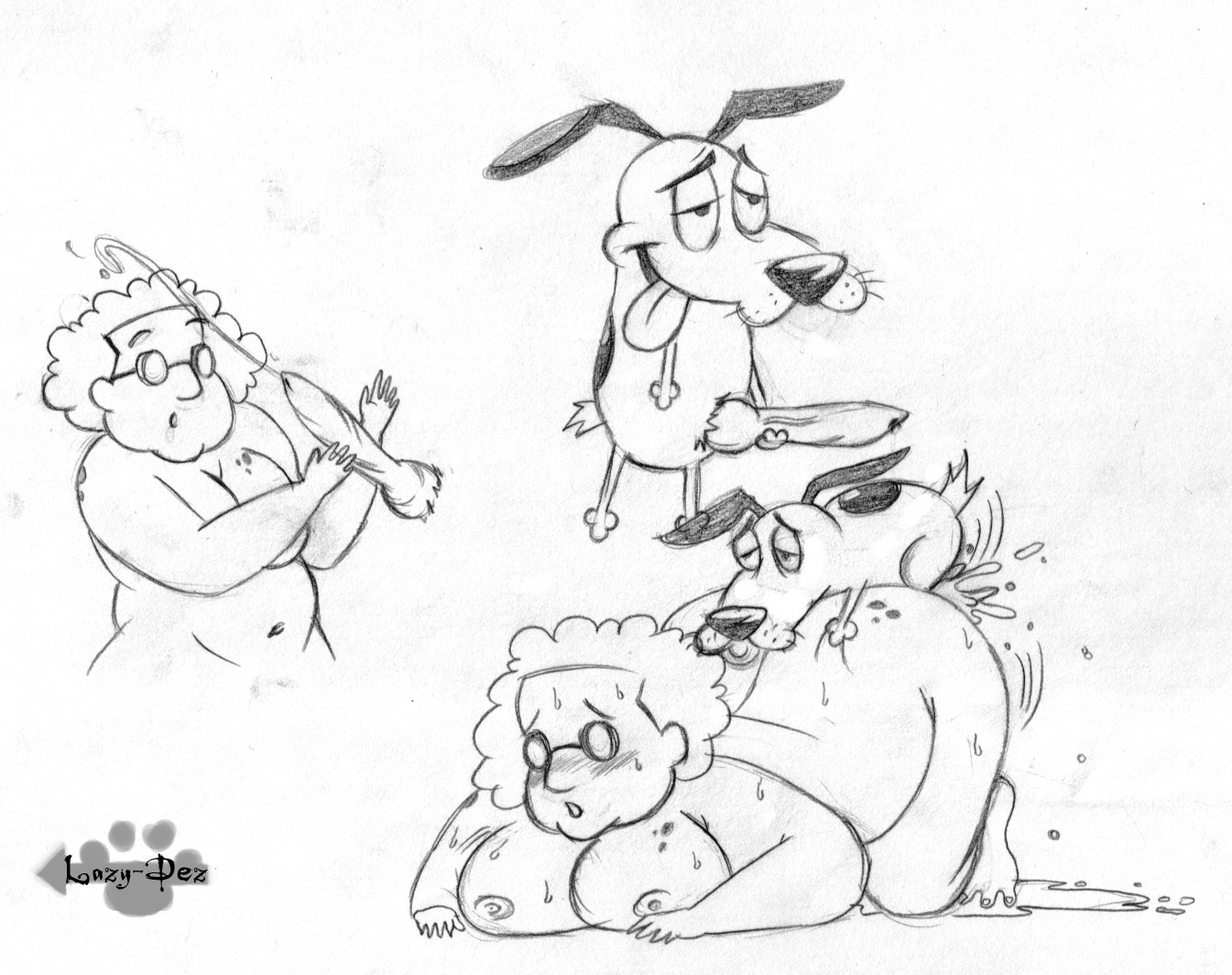 canine_penis courage courage_the_cowardly_dog female interspecies knot knotted_penis male muriel_bagge penis rule34 zoophilia