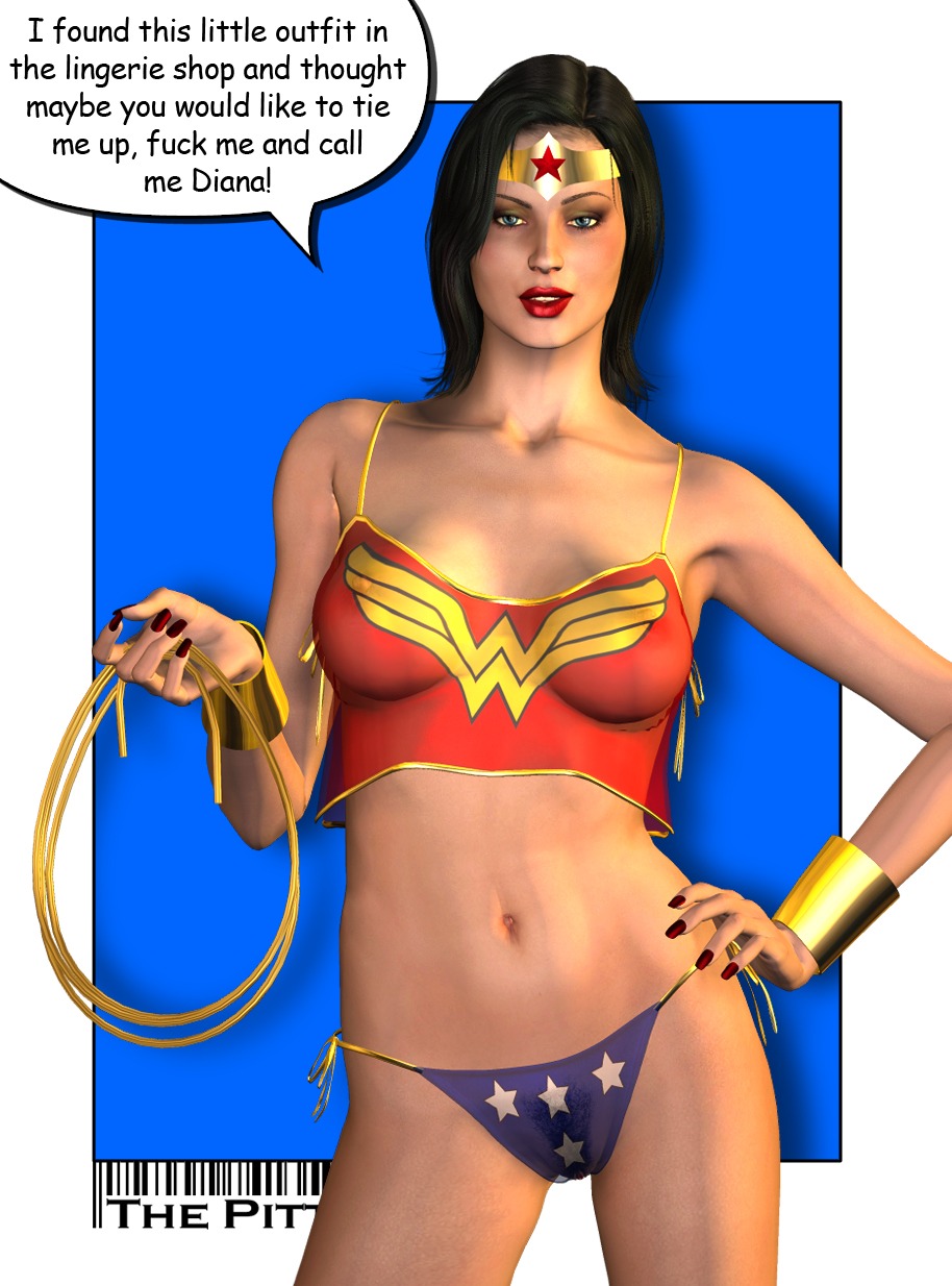 3d black_hair blue_eyes cosplay dc dc_comics female lois_lane rule34 superman_(series) the_pitt wonder_woman_(cosplay)