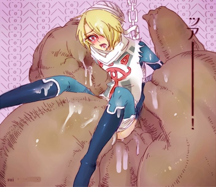 1boy blonde blonde_hair blush clothed clothed_sex clothing cum cunnilingus like_like monster monster_on_male ocarina_of_time otoko_no_ko rape red_eyes restrained rule34 sheik the_legend_of_zelda