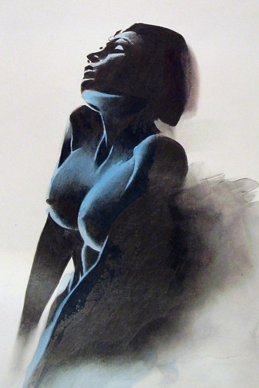 1girls artistic_nude blue_skin closed_eyes female female_only marvel marvel_comics mystique rule34 shelton_bryant silhouette solo tagme x-men