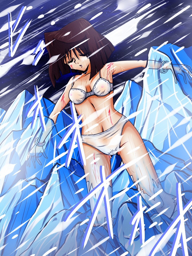 female ice ice_bondage rule34 stuck_in_ice tagme tea_gardner yu-gi-oh!