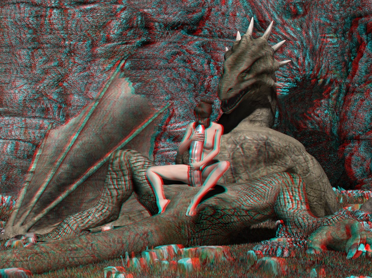 3d_(artwork) 3drb anaglyph anthro breasts digital_media_(artwork) dominant dragon duo e621 erection european_mythology fellatio female genitals human human_on_anthro interspecies larger_dom larger_male male male/female male_on_human mammal membrane_(anatomy) membranous_wings mythological_creature mythological_scalie mythology nipples nude oral penile penis scalie sex size_difference smaller_female stereogram tail western_dragon wings wooky wyvern
