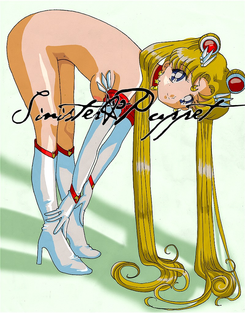 1girls bent_over bishoujo_senshi_sailor_moon boots breasts female female_only gloves high_heel_boots high_heels mostly_nude nipples posing rule34 sailor_moon sinister-puppet small_breasts solo tagme usagi_tsukino