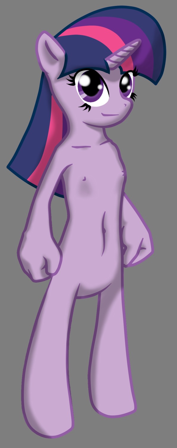 anthro anthrofied equine female friendship_is_magic my_little_pony rule34 smooth_skin tagme twilight_sparkle_(mlp) unicorn what