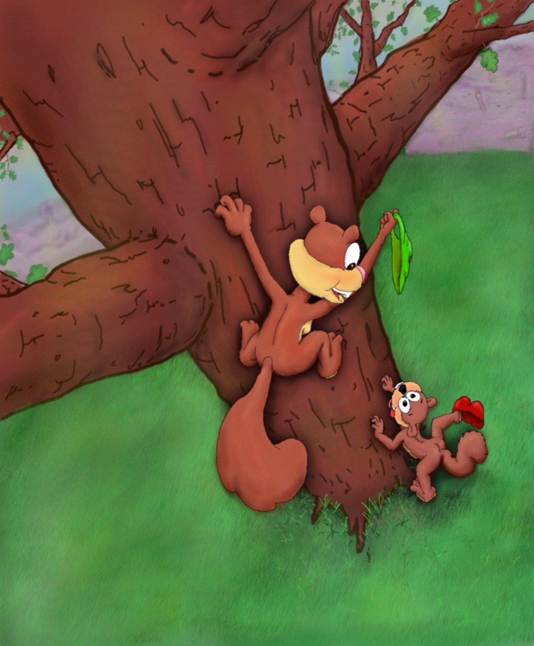 404bot anthro barefoot climbing climbing_tree feet female furry furry_only nickelodeon nude rodent rule34 sandy_cheeks smooth_skin spongebob_squarepants squirrel tagme tree unclothed