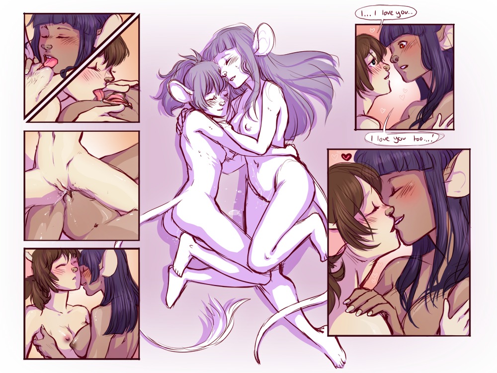 4:3 animal_humanoid anthro asian barefoot big_breasts bodily_fluids bramblefix breasts chimangetsu cunnilingus dipodid duo e621 ejaculation feet female female/female flat_chested genital_fluids genitals heart_symbol humanoid indian jerboa kissing mammal mammal_humanoid mouse murid murine niamh_(chimangetsu) oral orgasm rat rodent rodent_humanoid sex text tribadism vaginal vaginal_fluids vaginal_squirting vulva yuka_(chimangetsu)