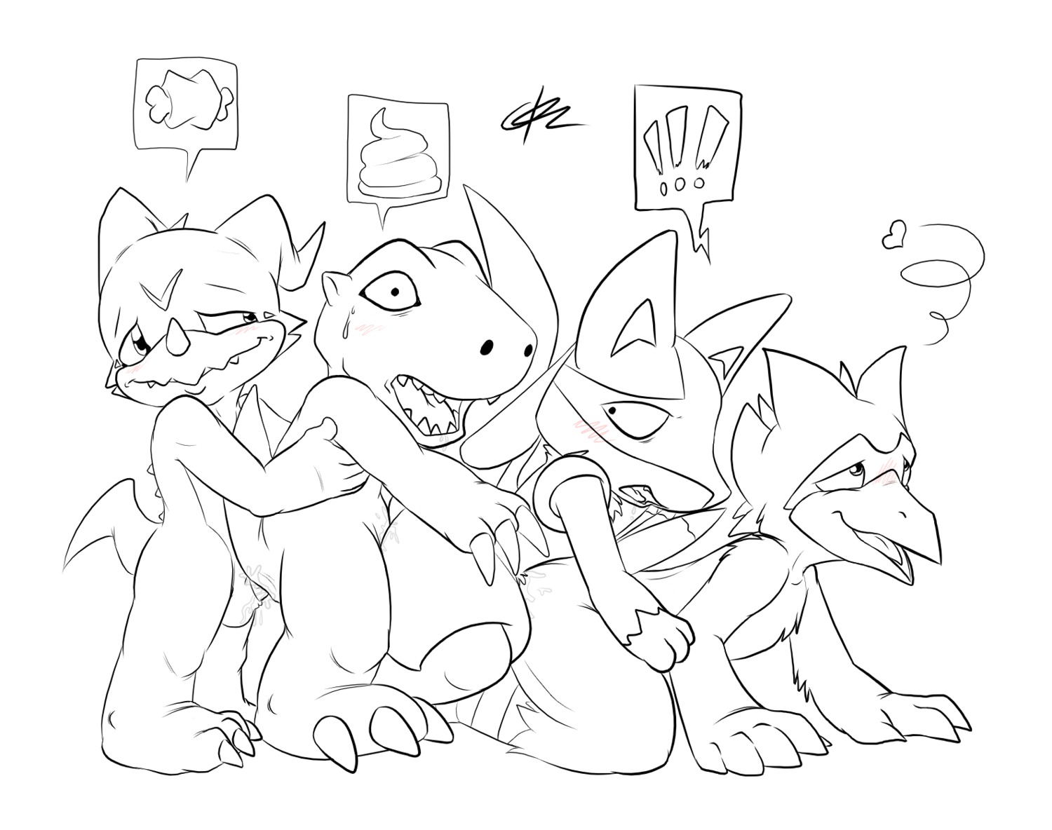agumon all_fours anthro avian bird buggery c0nnerc00n canine colored crossover digimon digimon_(species) falco_lombardi fur furry furry_only interspecies line_art love_train lucario male male_only multiple_males no_humans open_mouth pheasant pokemon pokemon_(species) reptile rule34 scalie sex side_view standing star_fox veemon white_background yaoi