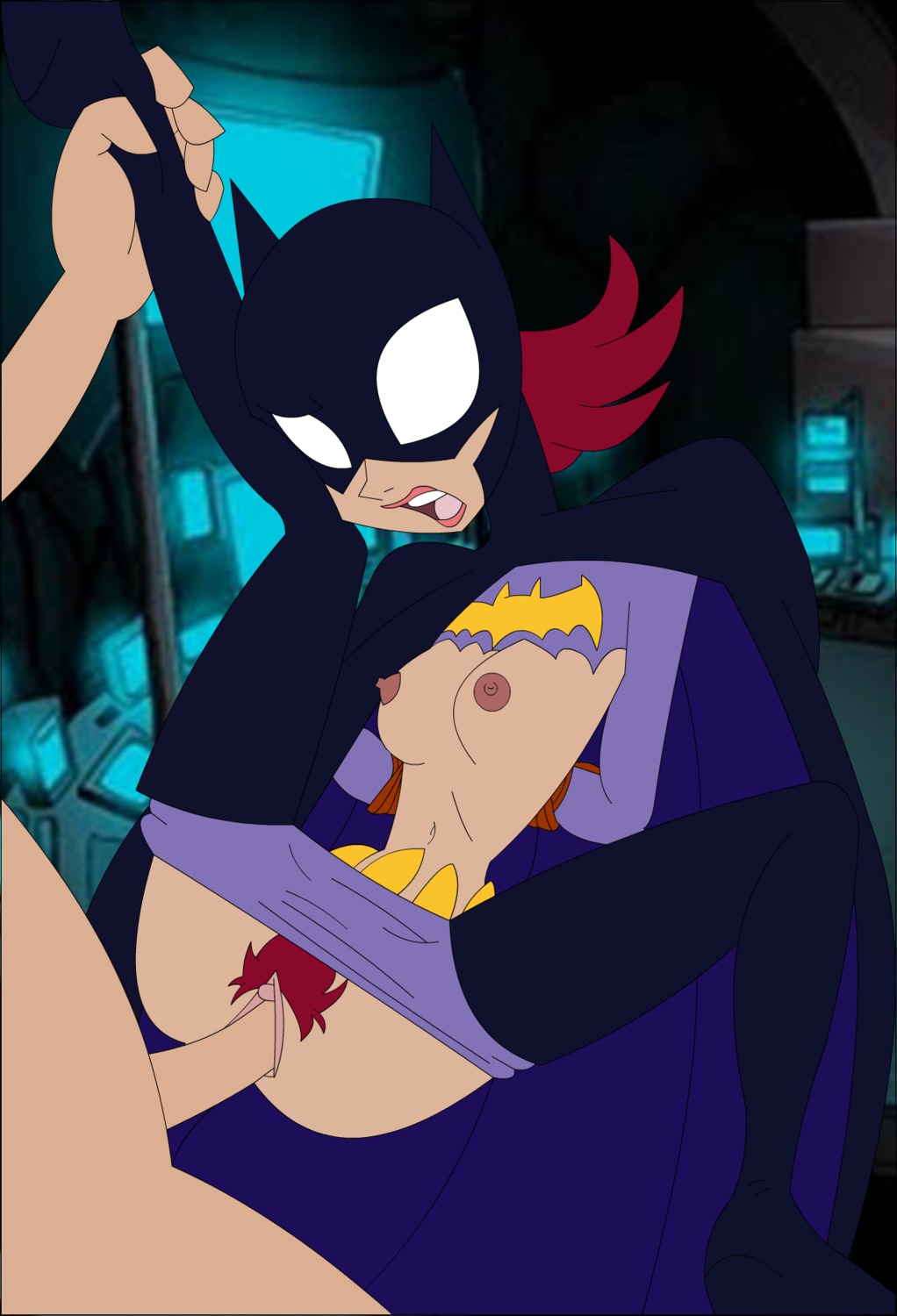 barbara_gordon barbara_gordon_(the_batman) batgirl batman_(series) dc_comics female human male pussy rule34 straight tagme the_batman_(tv_series) unshaved_pussy