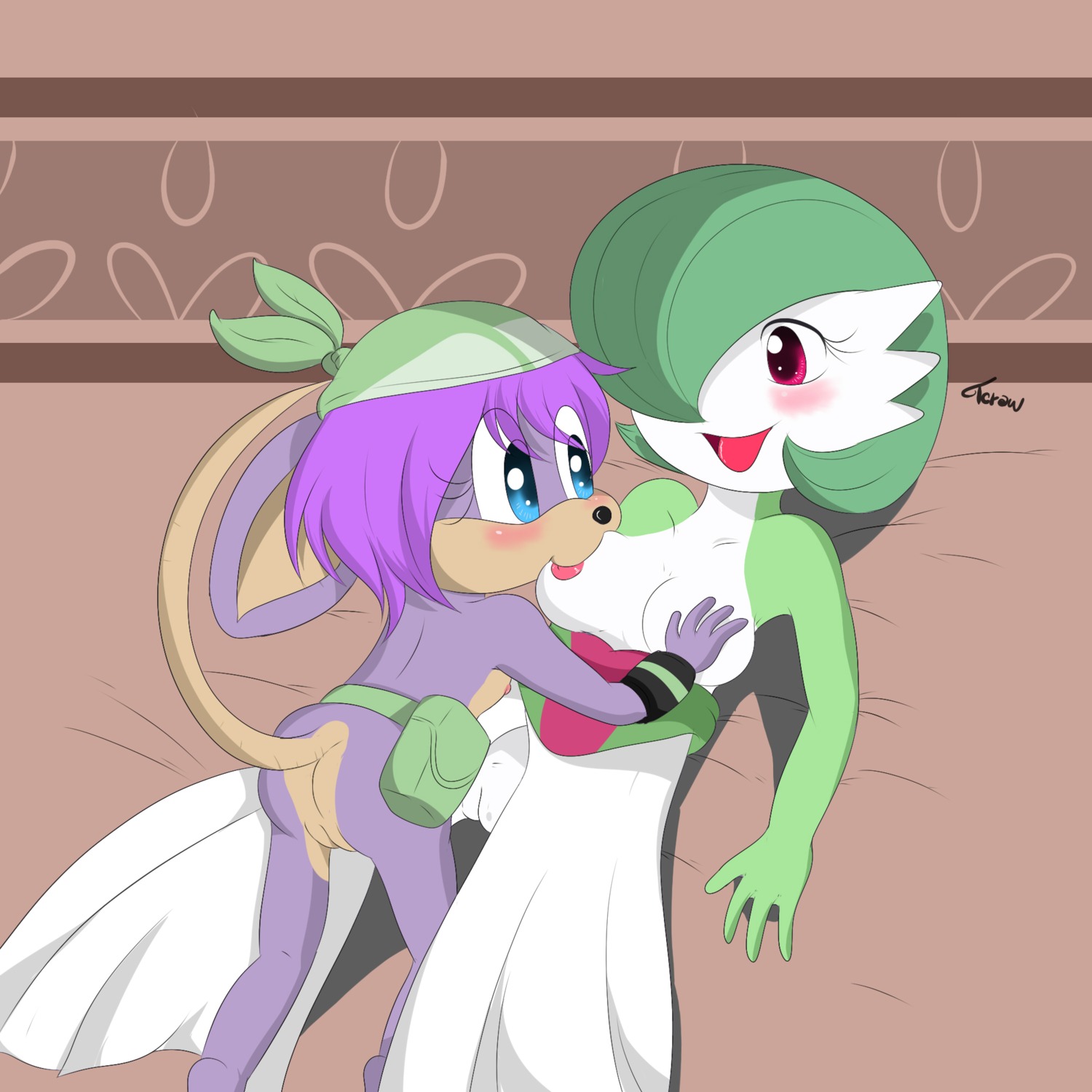 1:1 anthro big_breasts breast_play breast_suck breasts butt clothed clothing cosplay duo e621 female female/female gardevoir generation_3_pokemon genitals hi_res house_mouse humanoid humanoid_on_anthro launny loli mammal miley_mouse mouse murid murine nintendo nipple_fetish nipple_play nipple_suck partially_clothed pokemon pokemon_(species) rodent sucking tail thin_calves thin_legs thin_thighs vulva young young_anthro young_female