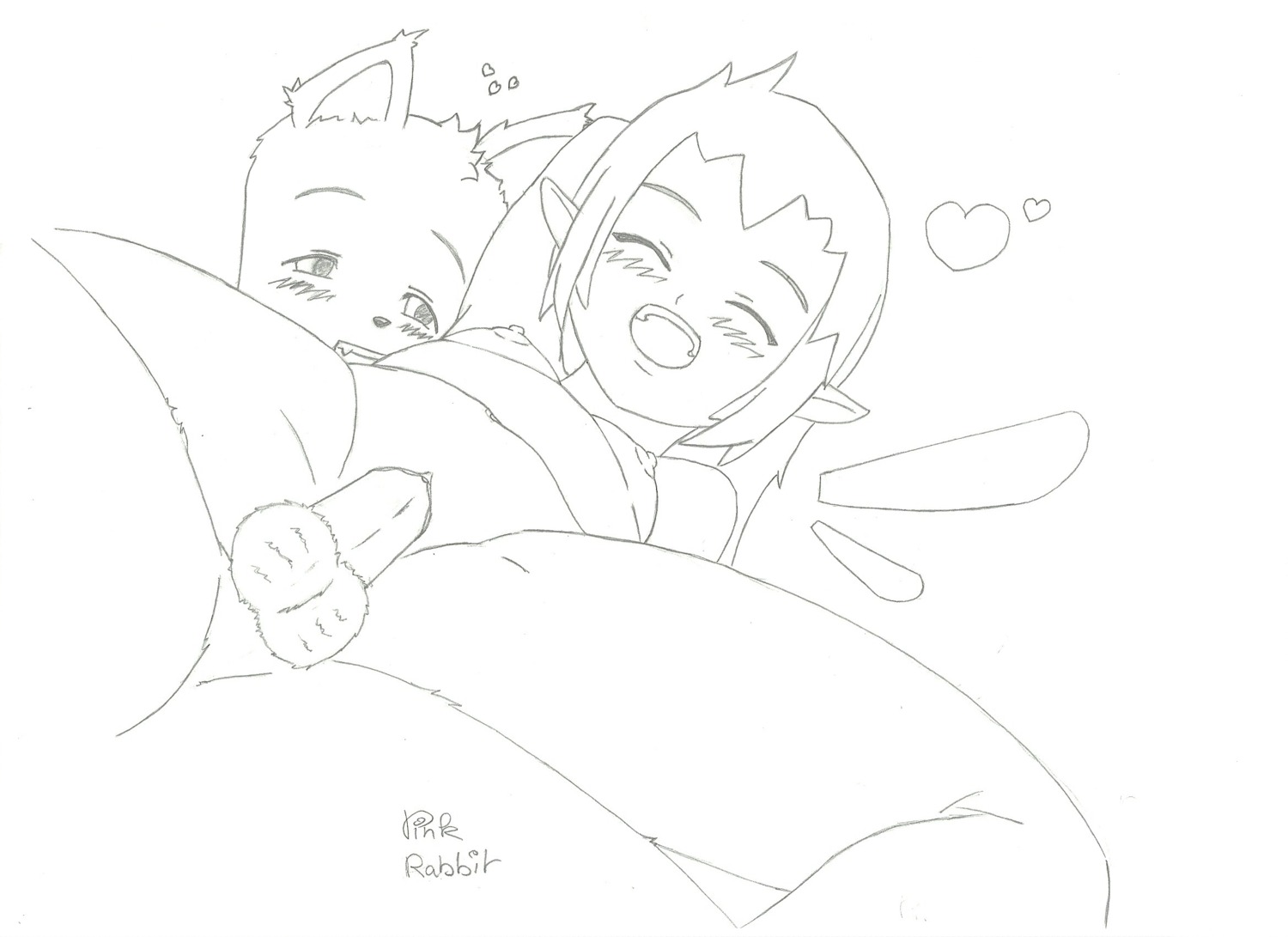 ankama black_and_white eniripsa female pink_rabbit rule34 tagme wakfu