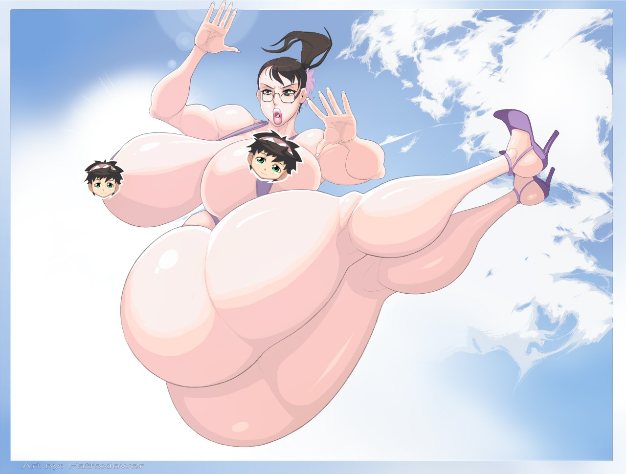 cattleya female glasses mature_female milf mother queen's_blade rule34 tagme
