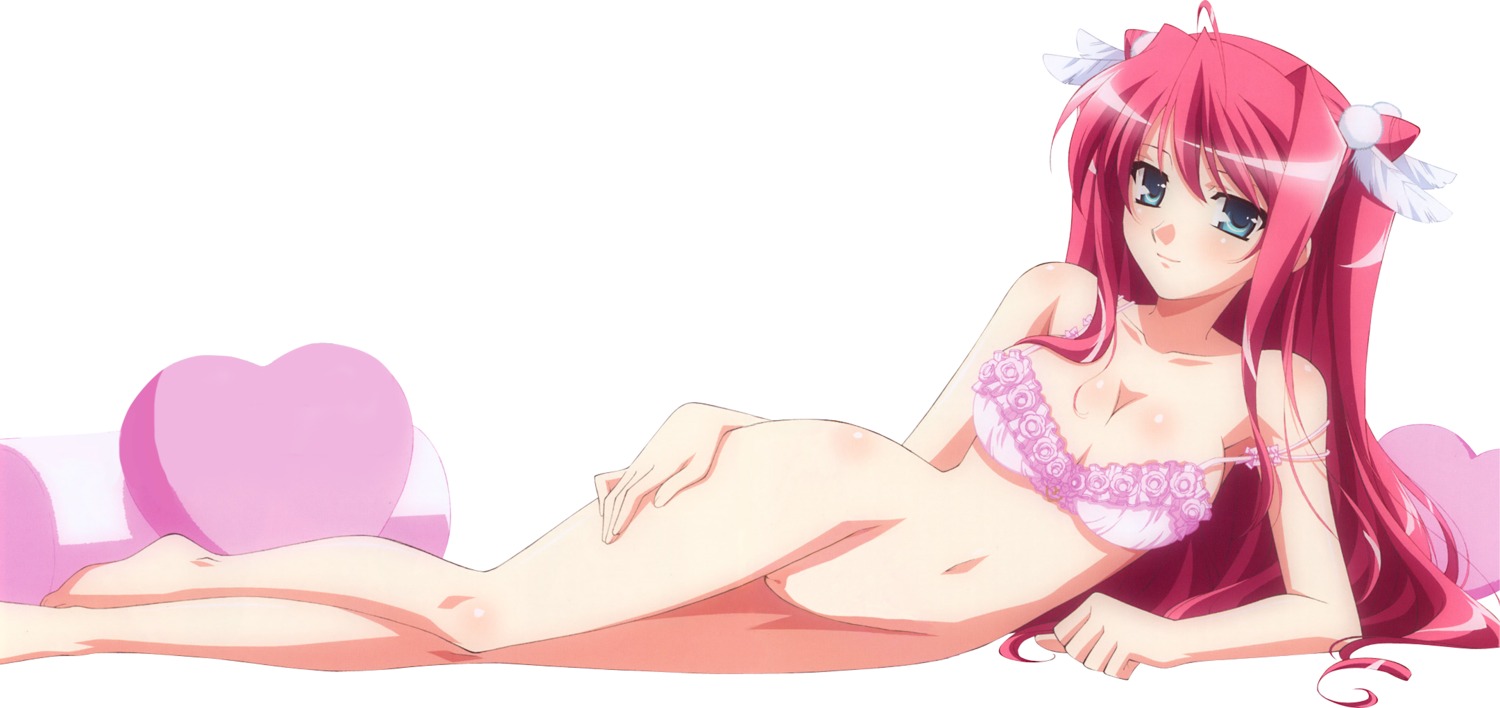blush bottomless bra breasts chinese_female female high_resolution innie_pussy koihime&dagger;_(series) koihime_musou legs lingerie long_hair nude nude_filter pink_hair pussy rule34 ryuubi_gentoku_(koihime) shaved_pussy smile solo uncensored underwear