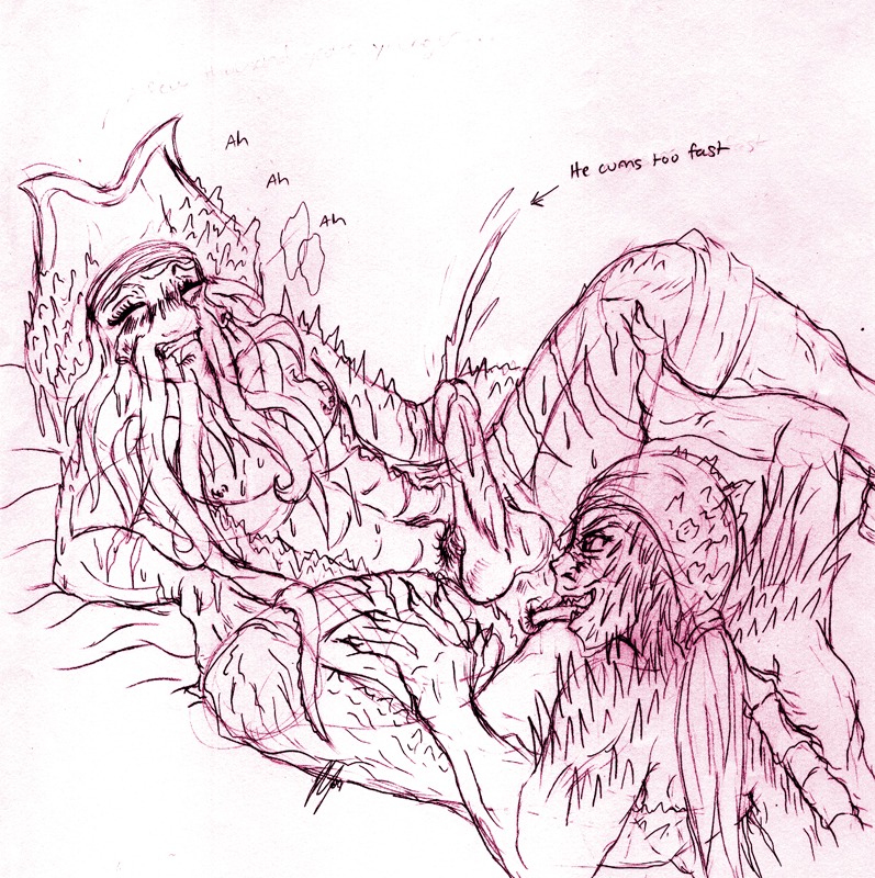 2boys abs anal_penetration anilingus bandanna closed_eyes cum_while_penetrated cumshot davy_jones erect_nipples erection gay keloniko legs_held_open male male_only nipples nude oral_sex orgasm_face pecs pirate pirates_of_the_caribbean rimming rule34 spines spread_legs tagme tentacles tongue tongue_fucking tongue_out