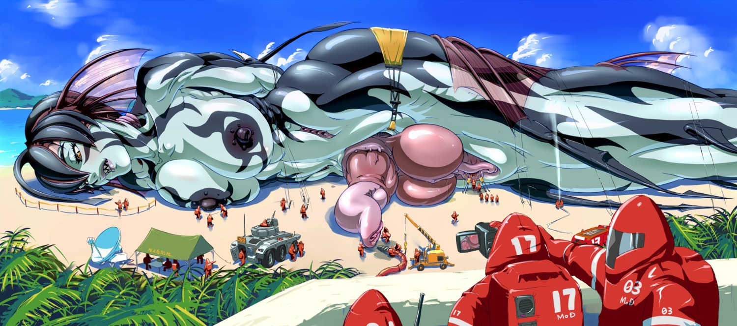 2010 animal_genitalia animal_penis aquatic balls beach blue_body blue_skin breasts captured cetacean_genitalia cetacean_penis detailed_background e621 erection genitals group herm hi_res intersex large_group macro merfolk mikoyan nipples non-mammal_balls non-mammal_breasts non-mammal_nipples nude outside penis prehensile_penis retractable_balls sand seaside sharp_teeth sky solo_focus split_form tapering_penis teeth unbirthing unknown_species urethra vaginal vore vulva