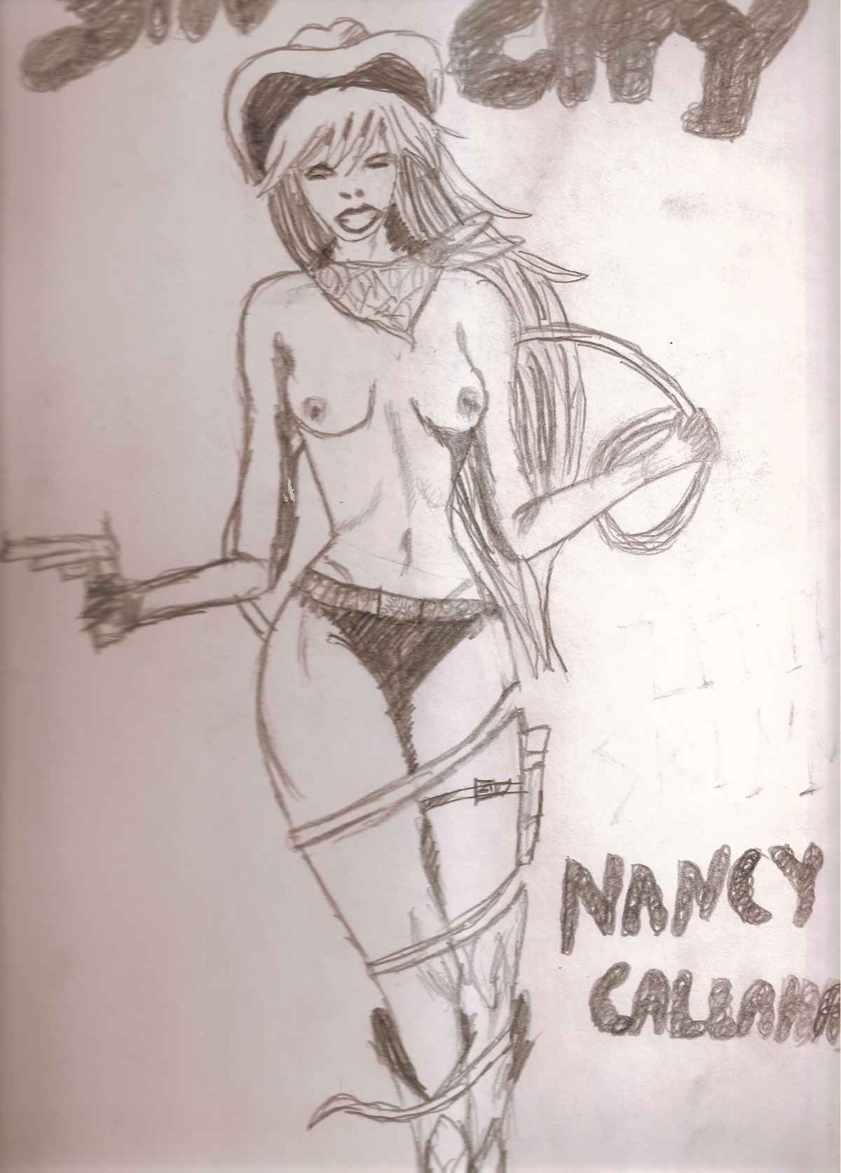 cowboy_hat dark_horse female nancy_callahan rule34 sin_city tagme