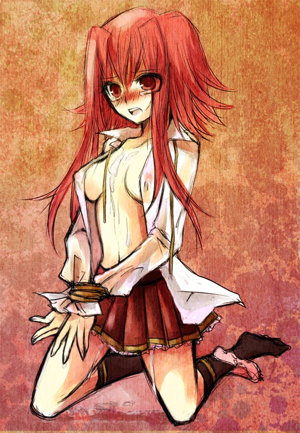 1girls akiza_izinski artist_request bondage female female_only human izayoi_aki rule34 solo tagme yu-gi-oh! yu-gi-oh!_5d's