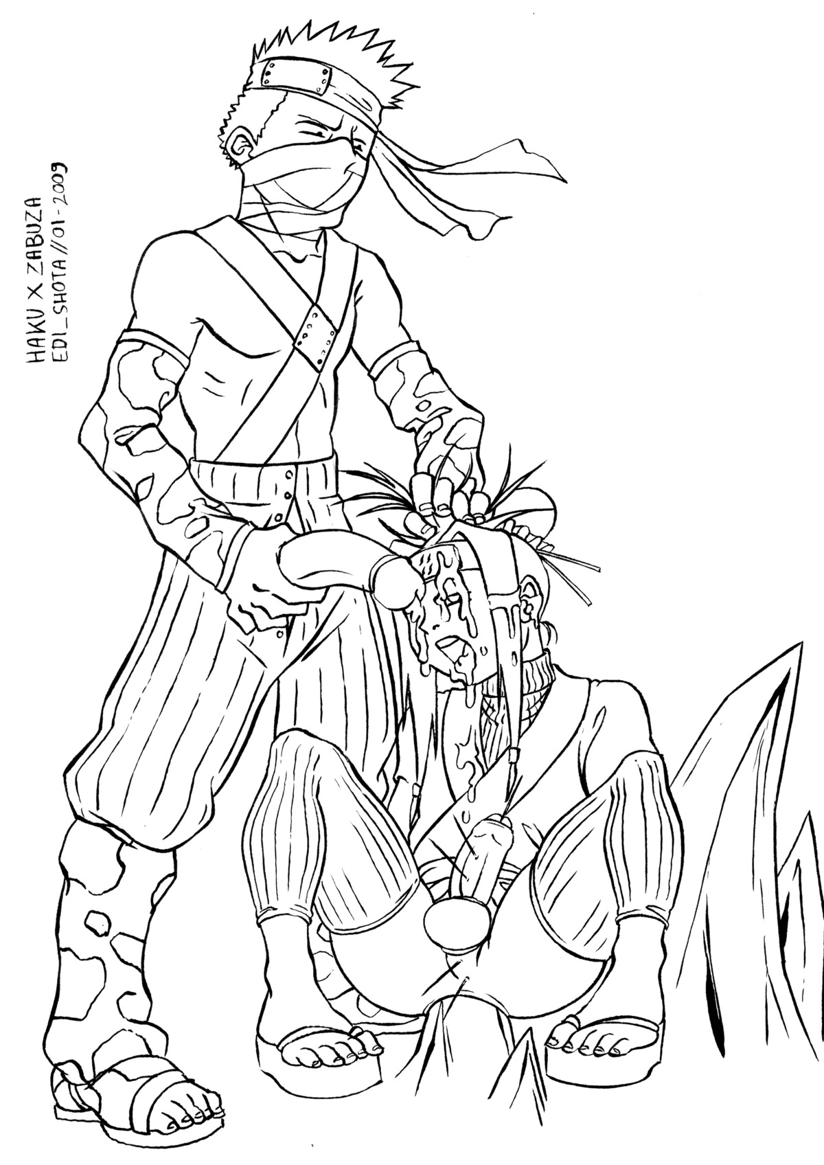 2boys anal_insertion cum edi_shota femboy gay haku_(naruto) male male_only momochi_zabuza naruto naruto_(classic) naruto_(series) okobo oral ouch penis rule34 tagme trap yaoi