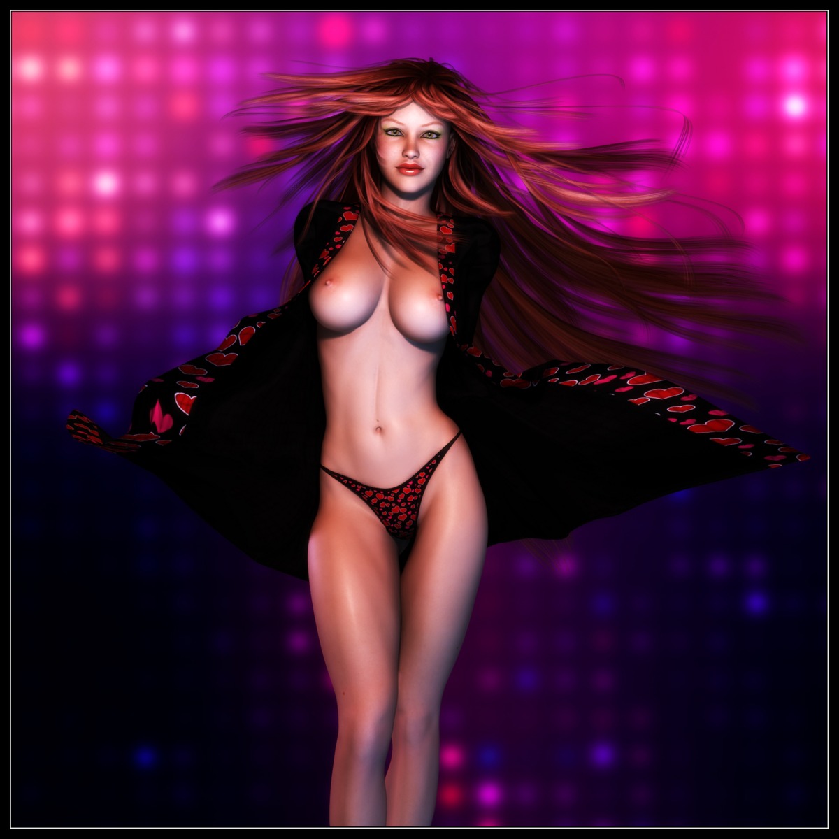 1girls 3d 3d_(artwork) cyclone_(dc) dc dc_comics exgemini female female_only jsa justice_society_of_america maxine_hunkel rule34 solo superheroine uncensored
