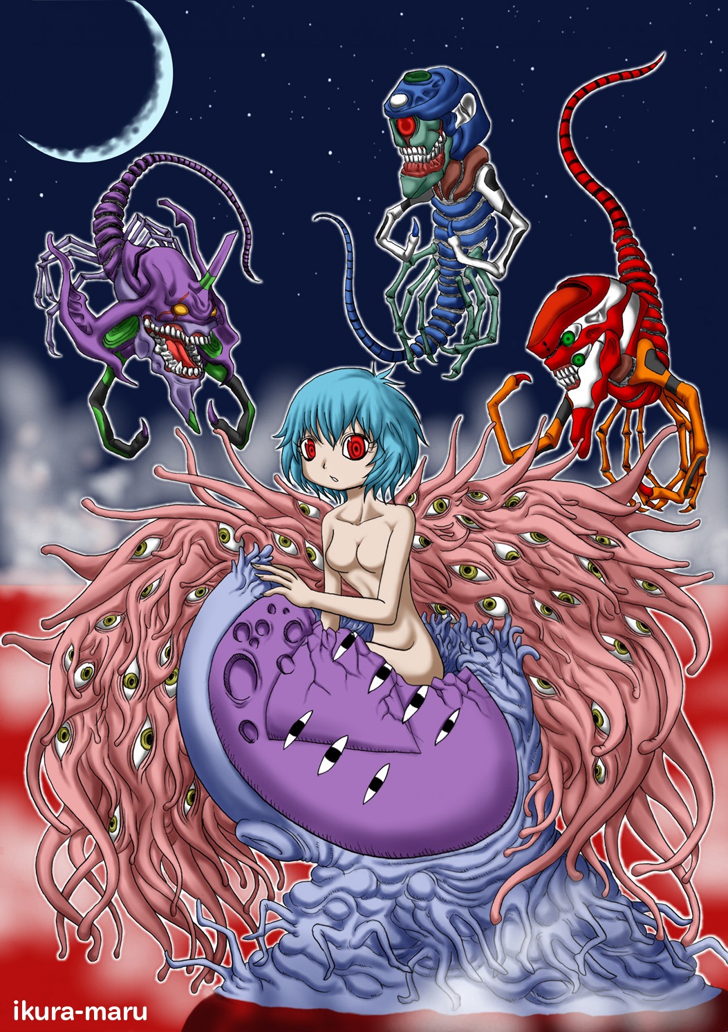 breasts female ikura-maru neon_genesis_evangelion rei_ayanami rule34 small_breasts tagme