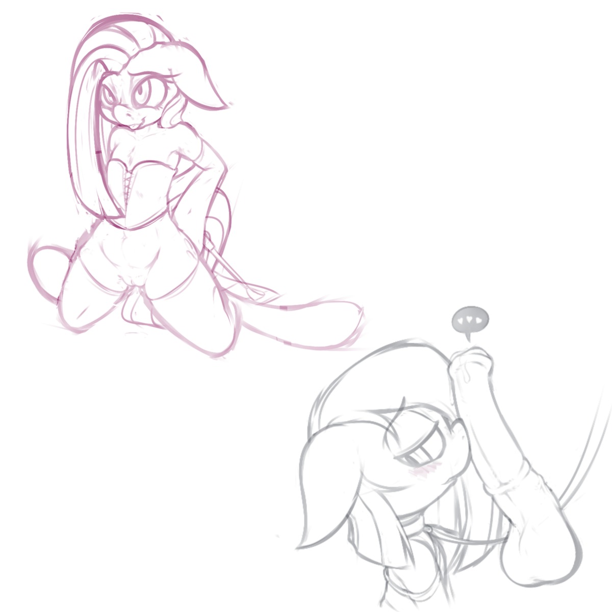 1:1 2014 animal_genitalia animal_penis anthro biped blush clothing collar corset cutie_mark digital_drawing_(artwork) digital_media_(artwork) duo e621 earth_pony ellipsis equid equine equine_genitalia equine_penis erection female friendship_is_magic genitals hair half-closed_eyes hasbro hi_res horse kneeling leash legwear lingerie long_hair male mammal my_little_pony narrowed_eyes penis pinkamena_(mlp) pinkie_pie_(mlp) pony solo_focus source_request thigh_highs topwear unknown_artist vein vulva