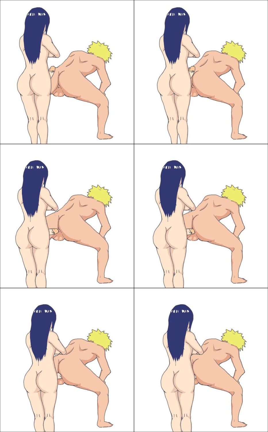 1boy 1futa anal ass barefoot chocolate_and_vanilla dark-skinned_male dark-skinned_sub dark_skin dickgirl futa_on_male futadom futanari human hyuuga_hinata intersex light-skin light-skinned_futanari male naruto naruto_(series) rule34 tagme uzumaki_naruto