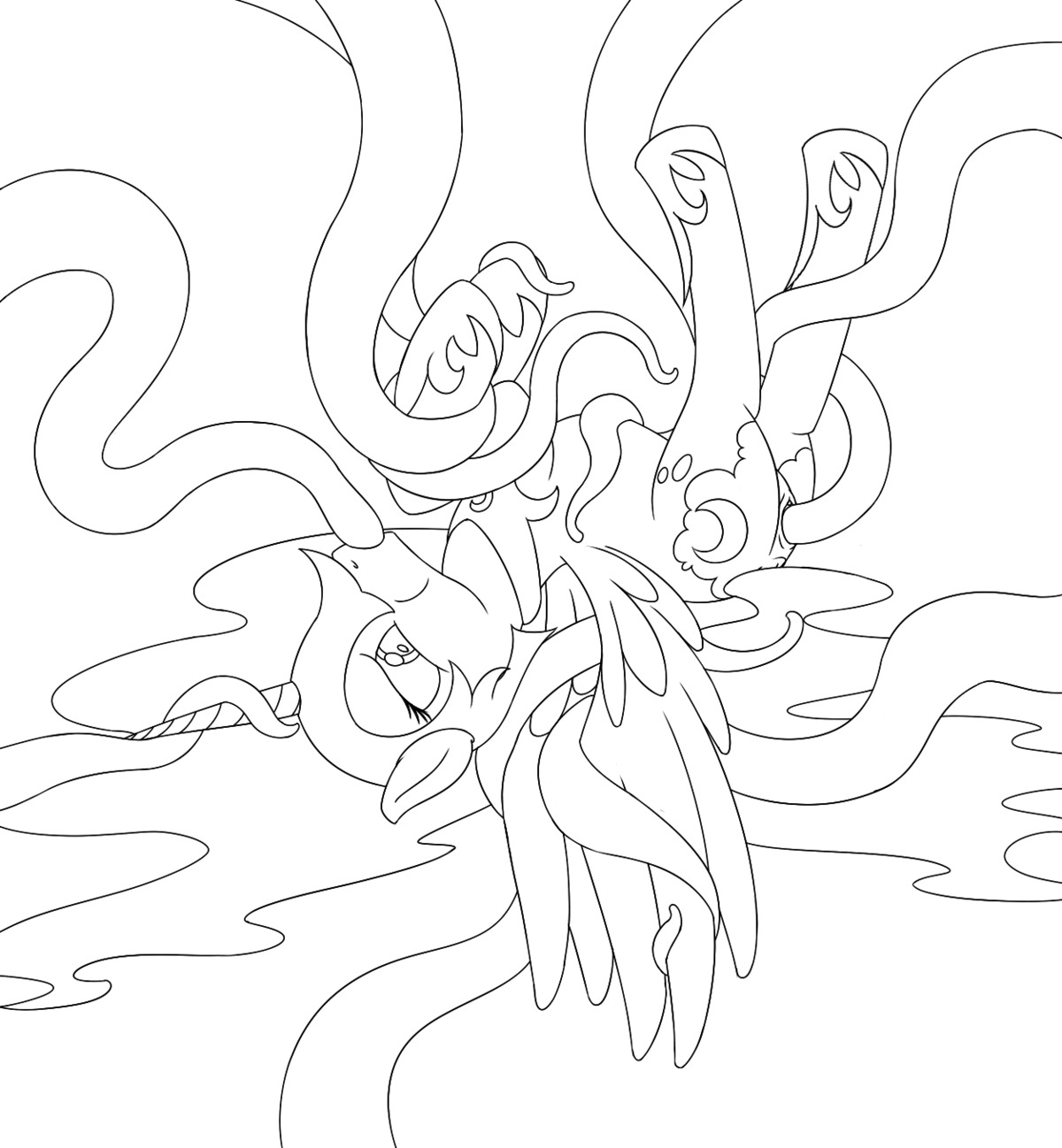 alicorn equine fearingfun female feral friendship_is_magic horse my_little_pony nightmare_moon nightmare_moon_(mlp) pony princess_luna_(mlp) rule34 smooth_skin