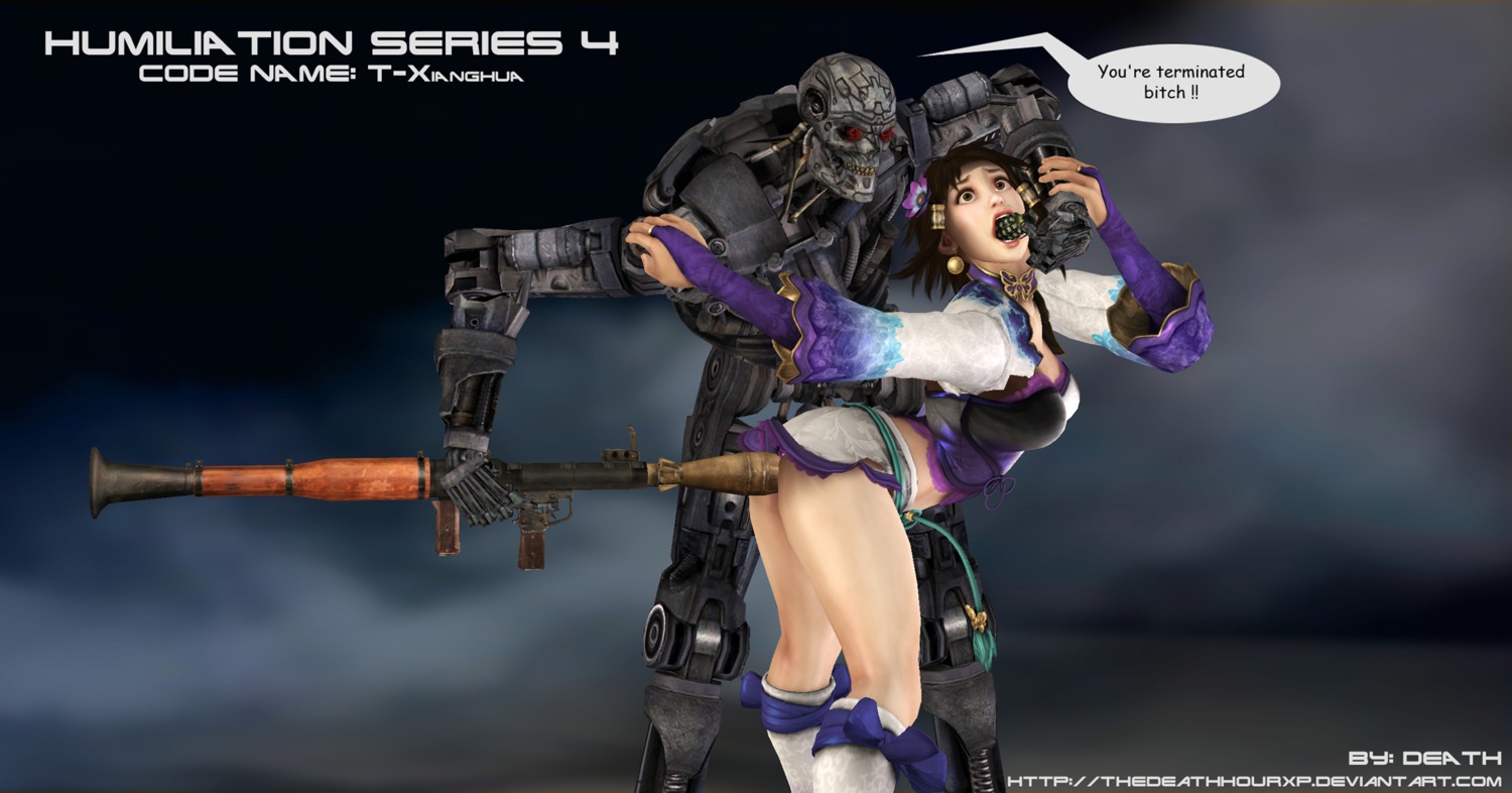 1boy 3d chai_xianghua female male rule34 soul_calibur t600 tagme terminator thedeathhourxp