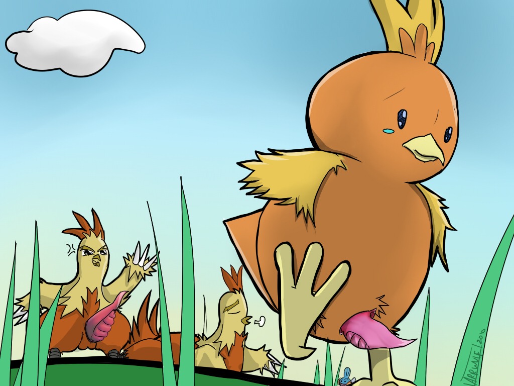 2010 ariffrazalin combusken feral male male_only mudkip nintendo pokemon pokemon_(species) pokemon_rse rule34 torchic