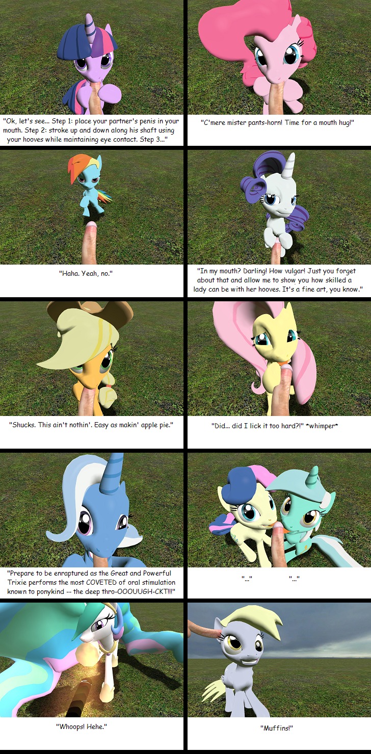 11girls 3d alicorn applejack_(mlp) artist_request bonbon_(mlp) derpy_hooves ear_fuck ear_penetration earth_pony english_text equine erect_penis erection female feral feral_female first_person_view fluttershy_(mlp) friendship_is_magic garry's_mod gm_flatgrass gm_flatgrass_(garry's_mod_map) horse humor looking_at_viewer lyra_heartstrings_(mlp) male male_pov mane_six_(mlp) multiple_females multiple_girls my_little_pony mythological_creature mythological_equine mythology pegasus penis pinkie_pie_(mlp) pony pov princess_celestia_(mlp) rainbow_dash_(mlp) rarity_(mlp) rule34 smooth_skin talking talking_to_viewer text trixie_(mlp) trixie_lulamoon twilight_sparkle_(mlp) unicorn
