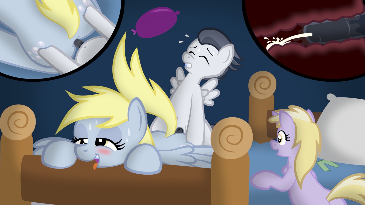 16:9 2013 age_difference anal anal_penetration anus bad_parenting balloon bed black_penis blush bodily_fluids butt condom condom_balloon cum cum_in_ass cum_inside derpy_hooves_(mlp) dinky_hooves_(mlp) dominant dominant_young e621 equid equine erection eyes_closed feathered_wings feathers female female_penetrated feral feral_on_feral feral_penetrated feral_penetrating feral_penetrating_feral first_person_view friendship_is_magic from_behind_position furniture genital_fluids genitals grey_body grey_feathers group half-closed_eyes hasbro hi_res horn inflatable internal internal_anal jepso larger_female larger_penetrated larger_sub lube lying male male/female male_penetrating male_penetrating_female male_pov mammal my_little_pony mythological_creature mythological_equine mythology narrowed_eyes nude older_female on_front open_mouth orgasm pegasus penetrating_pov penetration penis rumble_(mlp) sex sexual_barrier_device size_difference smaller_female smaller_male submissive sweat tail tongue tongue_out unicorn widescreen wings young young_feral younger_dom_older_sub younger_female younger_male