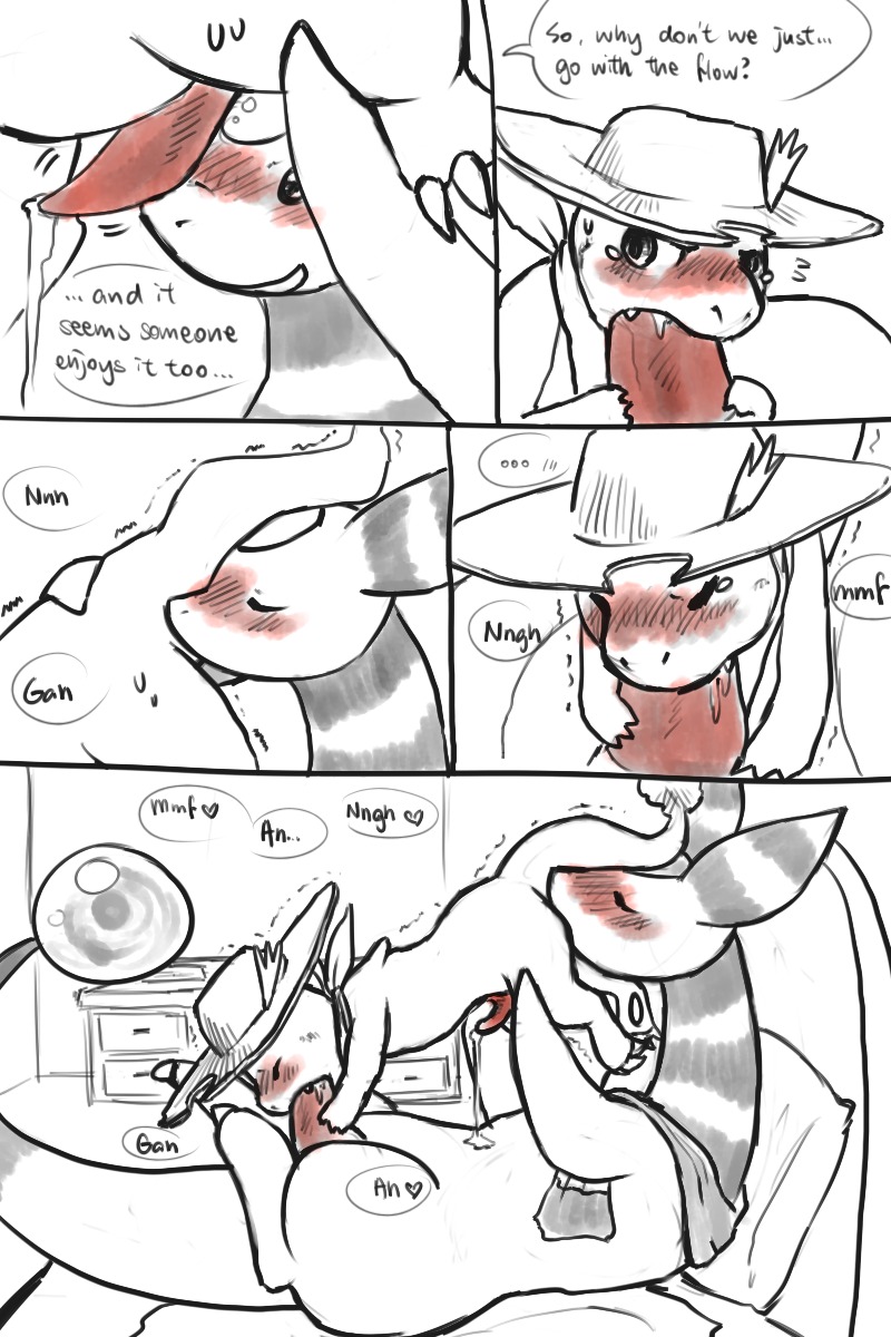 2012 2:3 69_position ampharos anal anthro ass_up blush bodily_fluids charmander clothed clothing comic cum dialogue digital_drawing_(artwork) digital_media_(artwork) dripping duo e621 english_text erection eyes_closed fellating_while_rimmed fellatio fire flaming_tail fresnel_(buyobutt) front-quarter_view front_view generation_1_pokemon generation_2_pokemon genital_fluids genitals handjob handjob_from_behind handjob_while_rimming haychel hi_res larger_male leg_grab looking_back looking_pleasured low-angle_view lying lying_on_another male male/male male_penetrated male_penetrating male_penetrating_male mike_the_charmander monochrome multiple_scenes nintendo on_back on_top oral oral_penetration penetration penile penis pmd-explorers pokemon pokemon_(species) precum raised_tail reach_around rimmee_giving_handjob rimming rimming_69 rimming_while_fellated sex shuddering side_view size_difference smaller_male tail tapering_penis text thigh_grab tremble_spikes two-handed_handjob