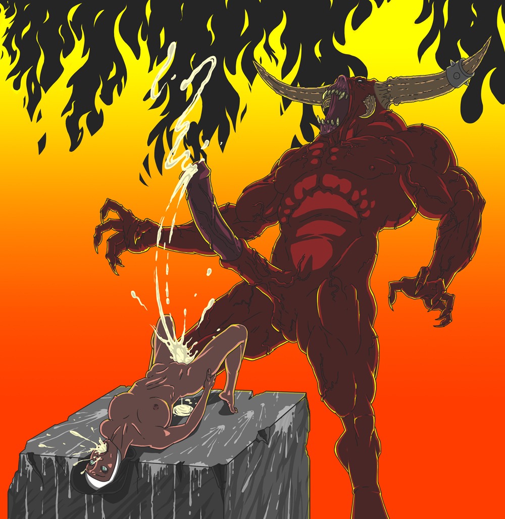 after_sex animal_genitalia animal_penis balls biceps big_penis blue_eyes bodily_fluids breasts clothing cum cum_in_mouth cum_in_vagina cum_inside cum_pool cum_string cum_through cumshot demon dominant dripping duo e621 ejaculation equine_genitalia equine_penis erection excessive_cum excessive_genital_fluids extreme_penetration fangs female female_on_humanoid female_penetrated fire genital_fluids genitals hair hell horn huge_penetration huge_penis human human_on_humanoid human_penetrated humanoid humanoid_penetrating humanoid_penetrating_human interspecies large_penetration larger_dom larger_humanoid larger_male leaking lying male male/female male_on_human male_penetrating male_penetrating_female mammal messy mnogobatko monster mostly_nude muscular muscular_male nipples nude nun nun_habit on_back open_mouth orgasm pecs penetration penis pull_out red_body red_skin religious_clothing sex sheath size_difference smaller_female smaller_human smaller_penetrated standing teeth vein