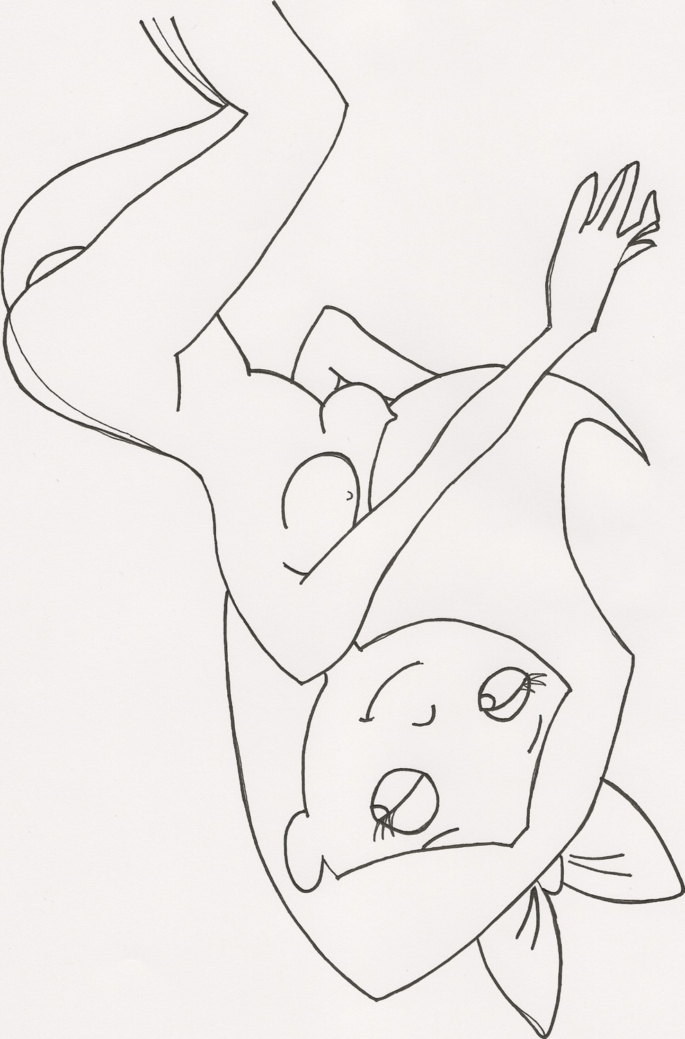 disney disney_channel disney_xd female female_only human isabella_garcia-shapiro monochrome nipples phineas_and_ferb rule34 solo tagme white_background