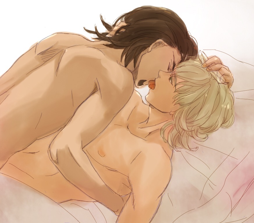 2boys barnaby_brooks_jr. gay kissing kotetsu_t._kaburagi male male_only rule34 tagme tiger_and_bunny wild_tiger yaoi