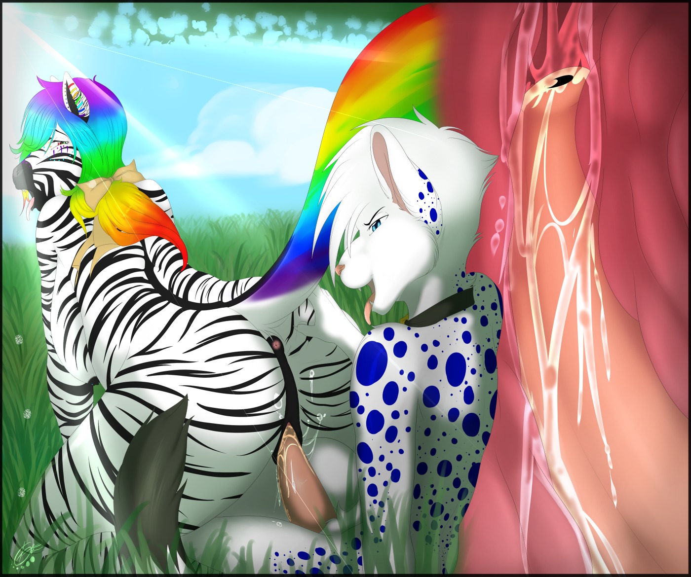 2013 anailaigh anthro bodily_fluids breasts cum cum_inside cumshot digital_media_(artwork) domestic_cat dripping duo e621 ejaculation equid equine erection felid feline felis female female_penetrated genital_fluids genitals hair internal leaking lion looking_at_viewer male male/female male_penetrating male_penetrating_female mammal open_mouth orgasm otterbits pantherine penetration penile penile_penetration penis penis_in_vagina sex shaded stripes vaginal vaginal_penetration vulva zebra