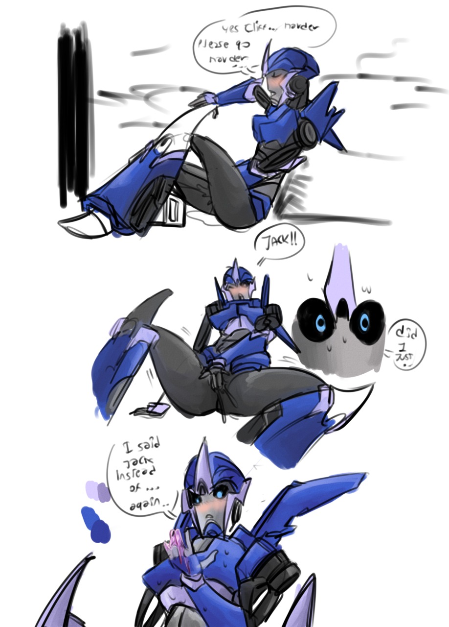 1girls 2d_(artwork) arcee arcee_(prime) autobot blush color dialogue drawn female female_autobots female_only fingering fingering_self masturbation pussy pussy_juice robot robot_girl rule34 solo speech_bubble tagme transformers transformers_prime unknown_artist what