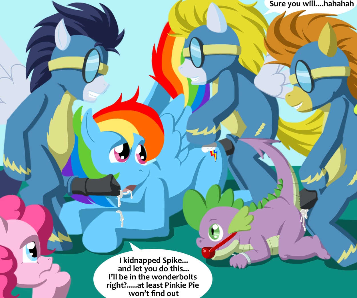 cobra_mcjingleballs cub dragon earth_pony equine female feral feral_on_feral friendship_is_magic horse male male/male male_cub my_little_pony pegasus pinkie_pie_(mlp) pony rainbow_dash_(mlp) rape rule34 rule_63 scalie smooth_skin soarin_(mlp) spike_(mlp) spitfire_(mlp) wonderbolts_(mlp) young